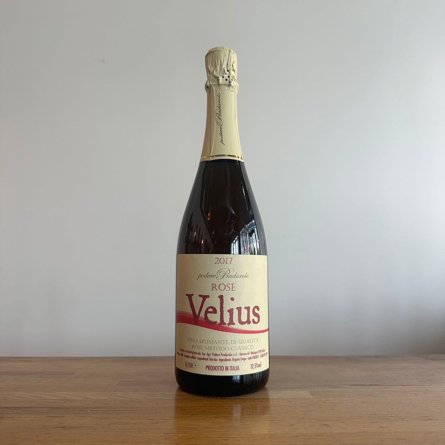 Podere Pradarolo, Velius Sparkling Rose 2017