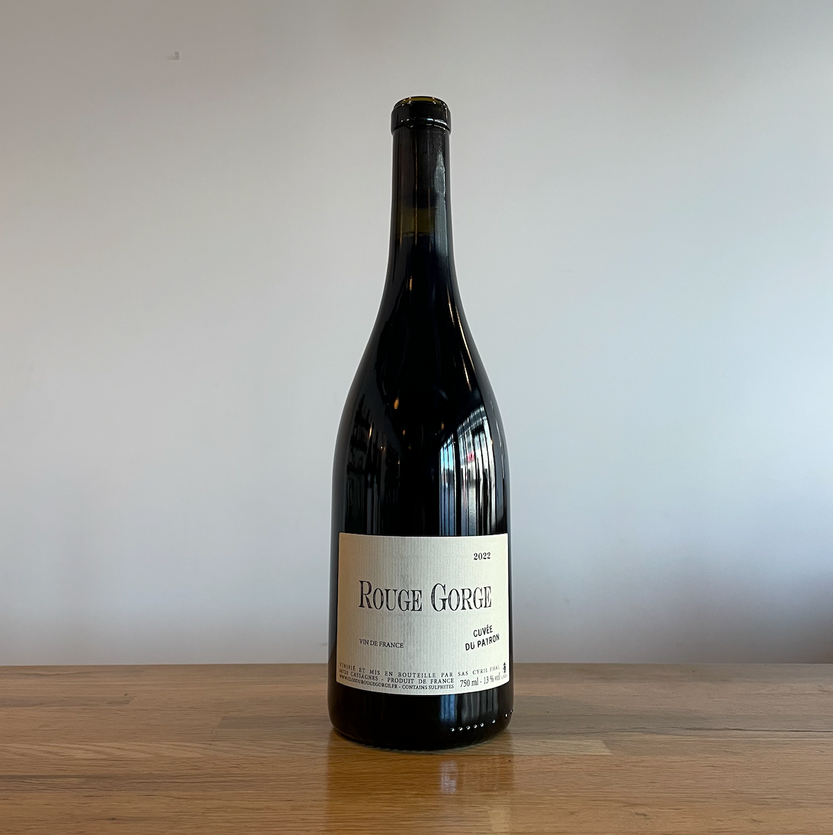 Clos du Rouge Gorge, Cuvée du Patron 2022