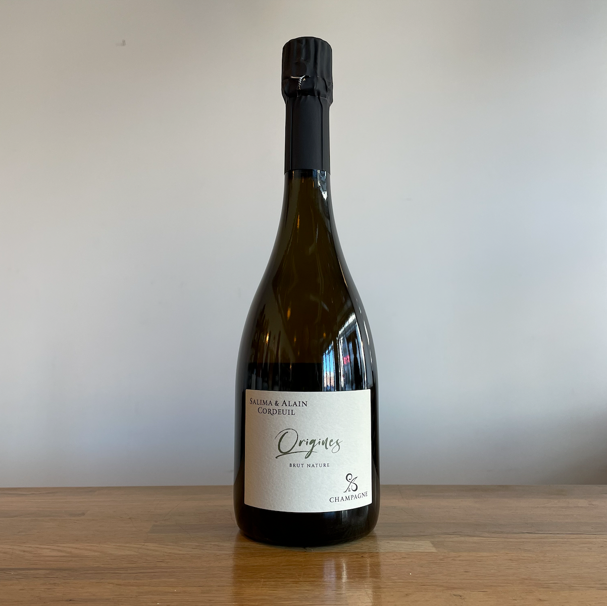 Champagne Salima et Alain Cordeuil, Origines 2018